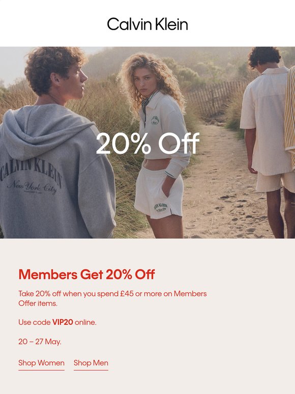 Members Get 20% Off