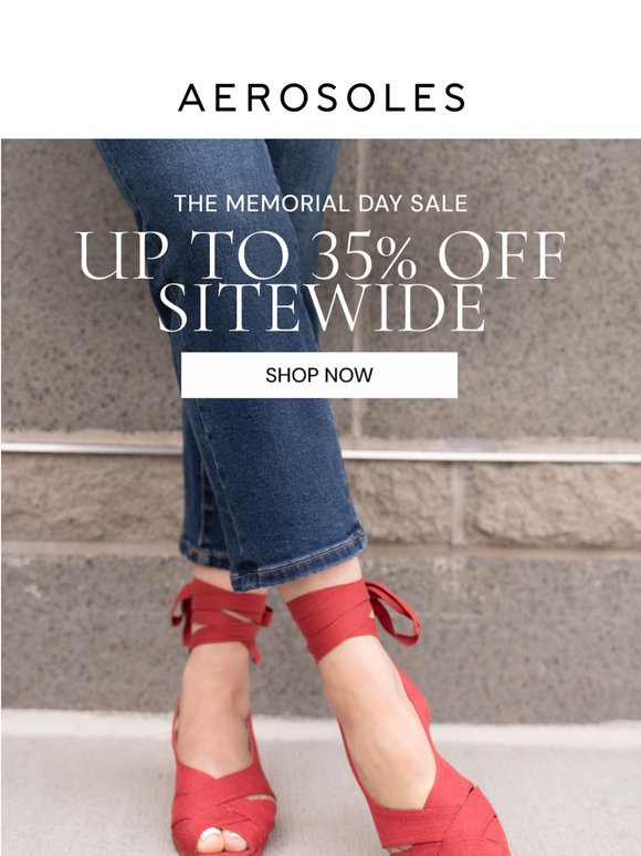 Celebrate Memorial Day with up to 35% off