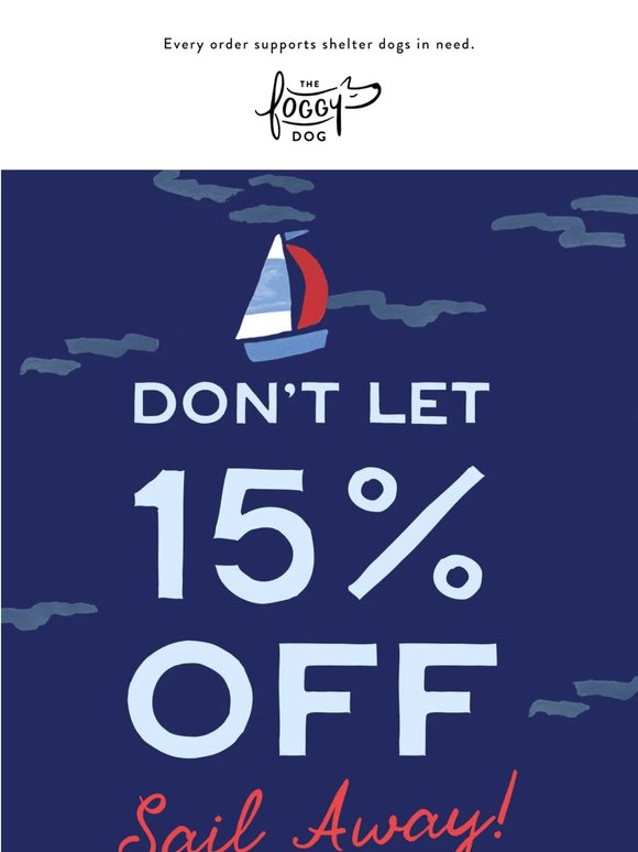 Last chance for 15% off