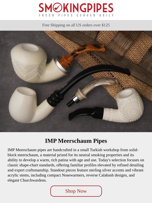 IMP Meerschaum Pipes | Turkish Craftsmanship