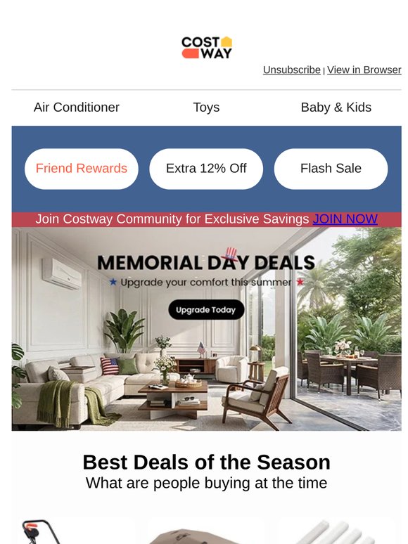 🇺🇸 ☀️ Memorial Day Mega Sale: Up to 60% OFF ☀️ 🇺🇸