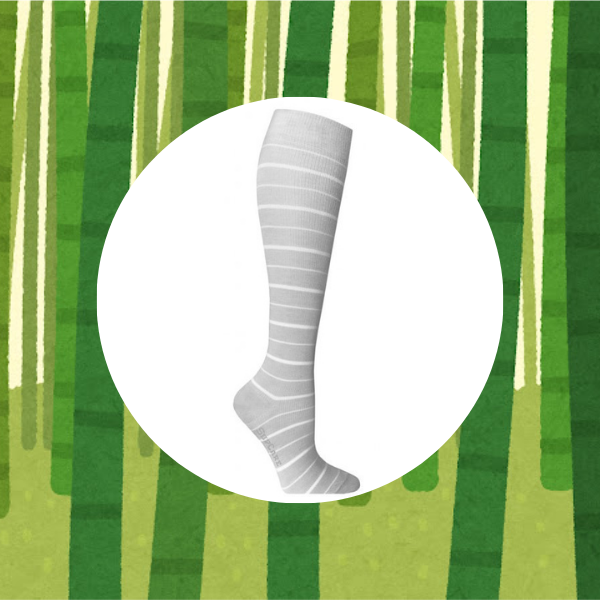 Supcare compressiekousen Bamboo white kopen