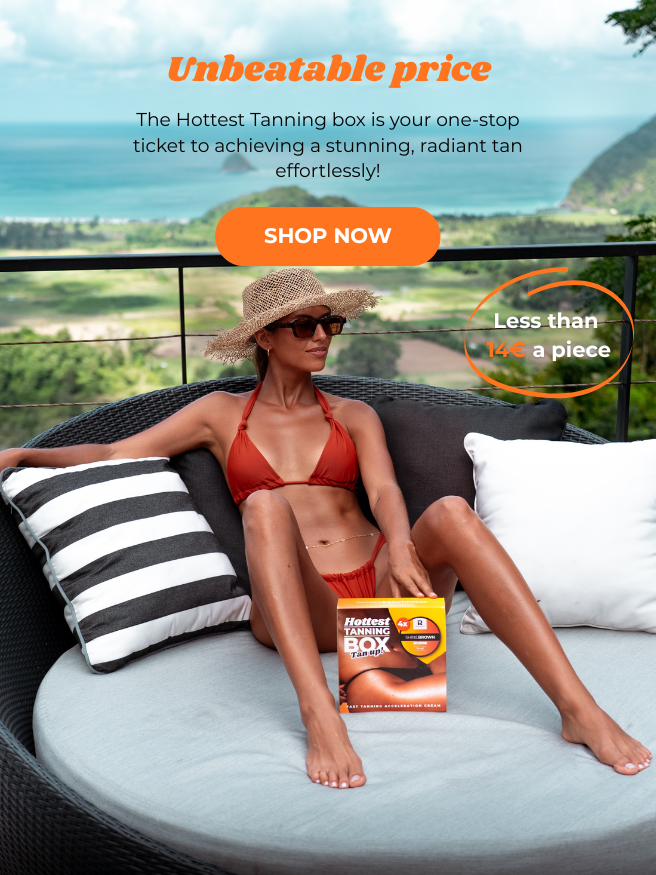 UNBEATABLE PRICE | The Hottest Tanning Box is your one-stop ticket to achieving a stunning, radiant tan effortlessly!