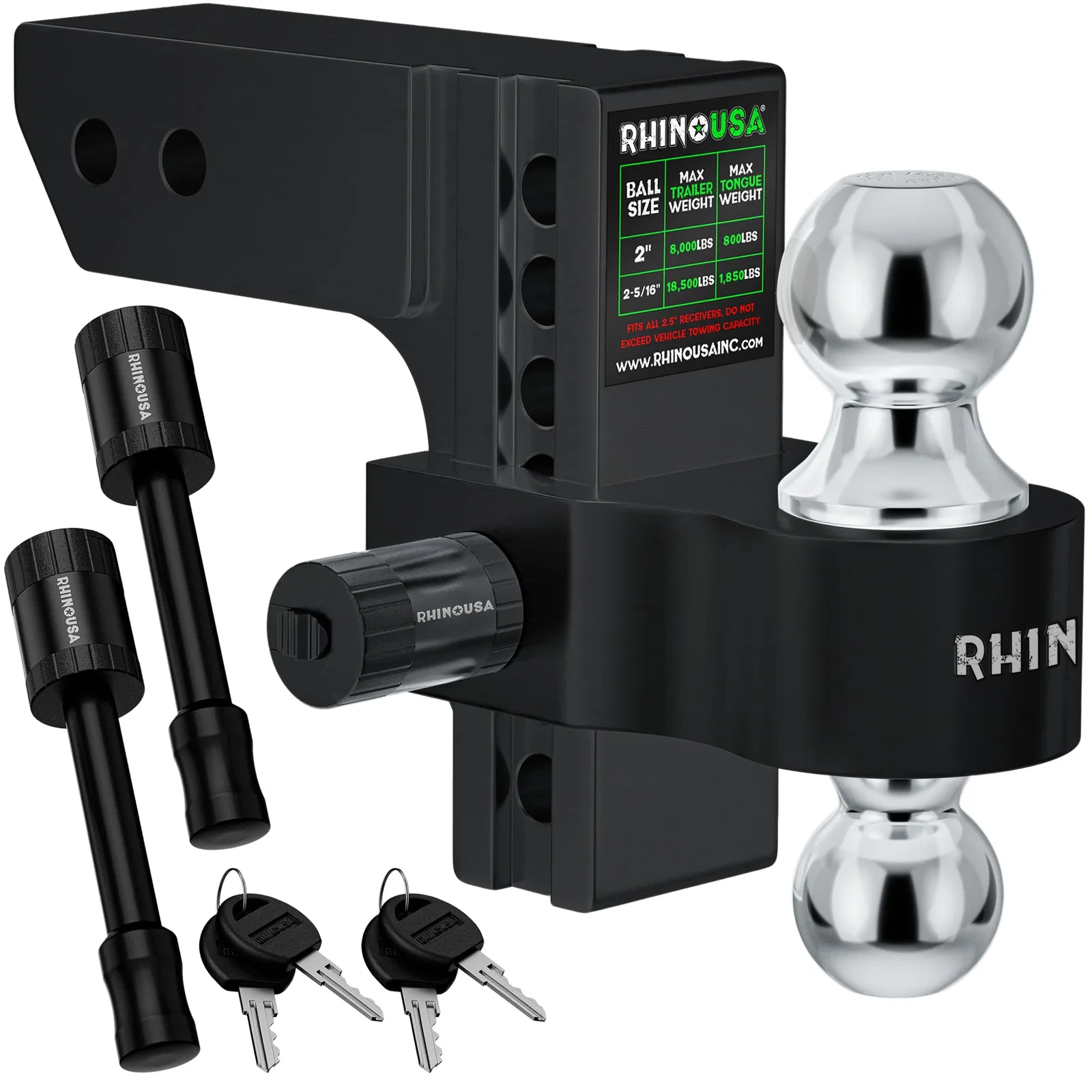 Image of Adjustable Drop Hitch (2.5