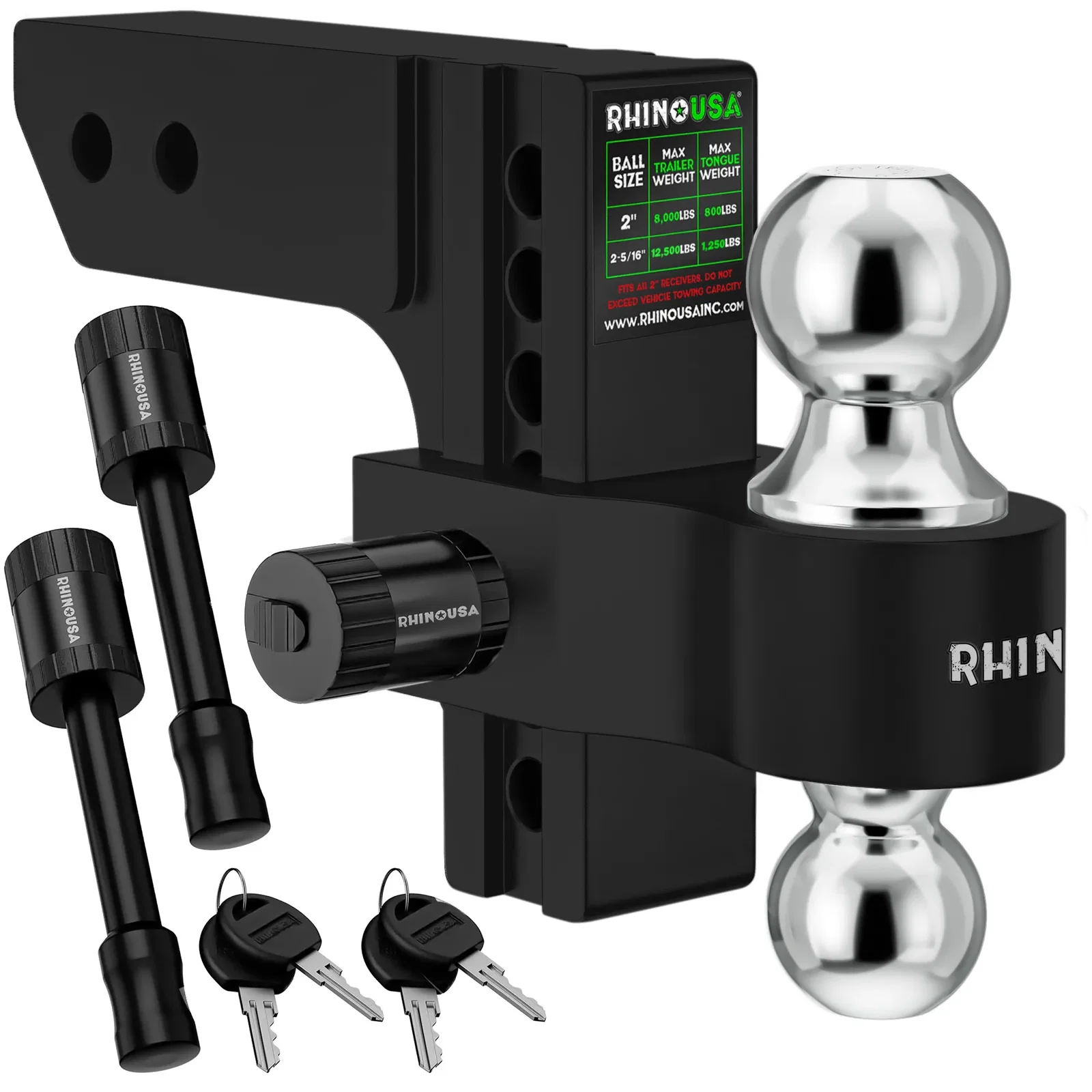 Image of Adjustable Drop Hitch (2