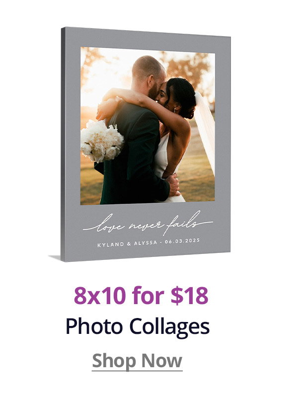 8x10 Photo Collages for $18! Shop Now