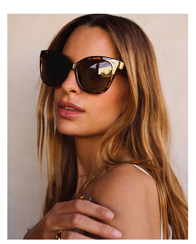 Mykonos Oversized Cat-Eye Sunglasses in Dark Tortoiseshell