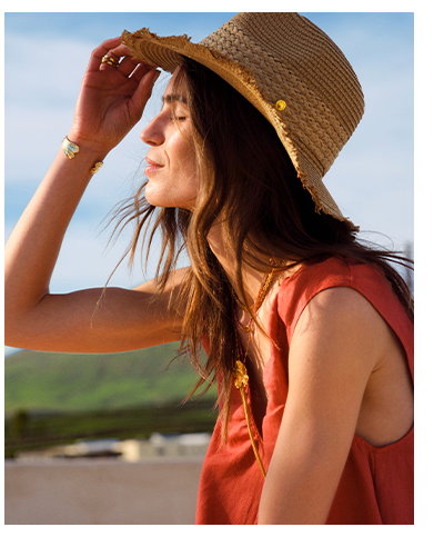  Straw Fedora Hat in Natural Brown