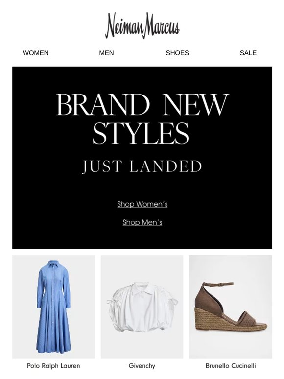 Refresh your wardrobe with 1,000+ new signature styles