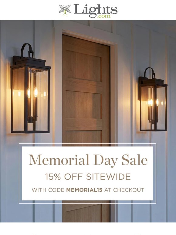 Sale Ends Tonight. Your Porch, Patio and Backyard Will Thank You.