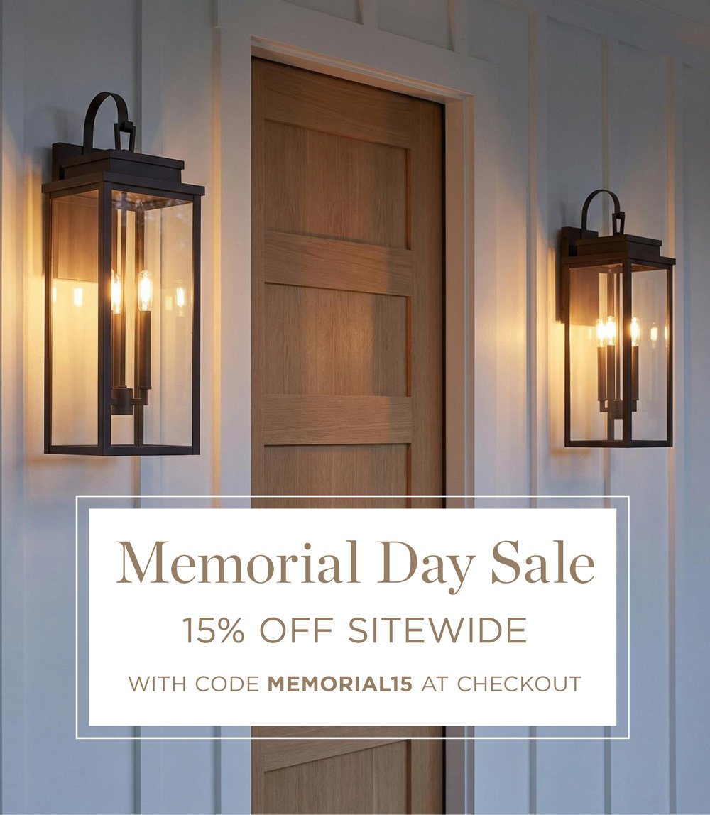 Memorial Day Sale 15% Off Sitewide
