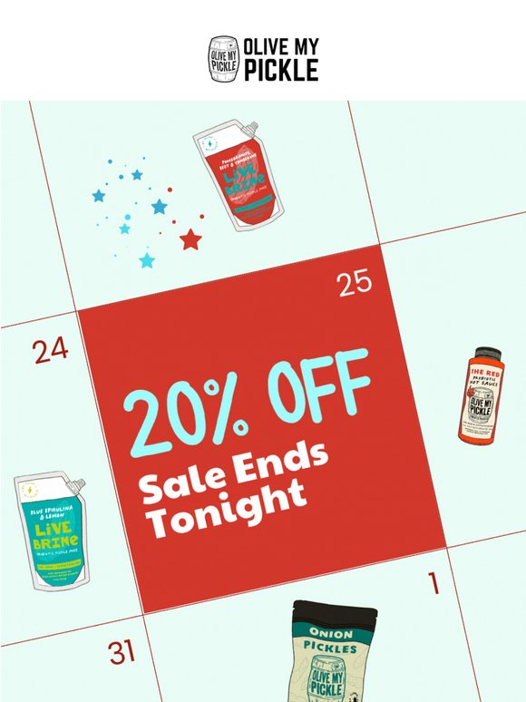 LAST CHANCE ⏰ 20% ENDS TONIGHT