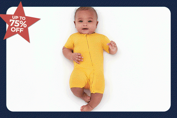 up to 75% off select sleepwear