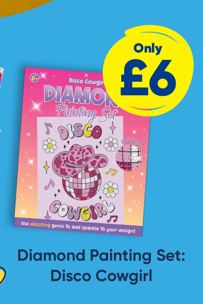 Diamond Painting Set: Disco Cowgirl Only £6