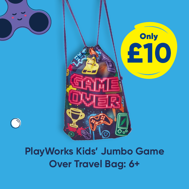 PlayWorks Kids' Jumbo Game Over Travel Bag: 6+ only £10
