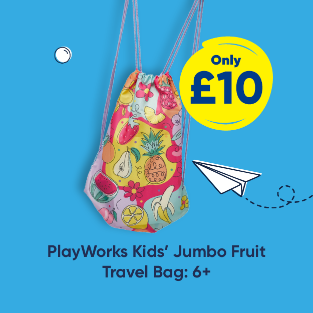 PlayWorks Kids' Jumbo Fruit Travel Bag: 6+ only £10