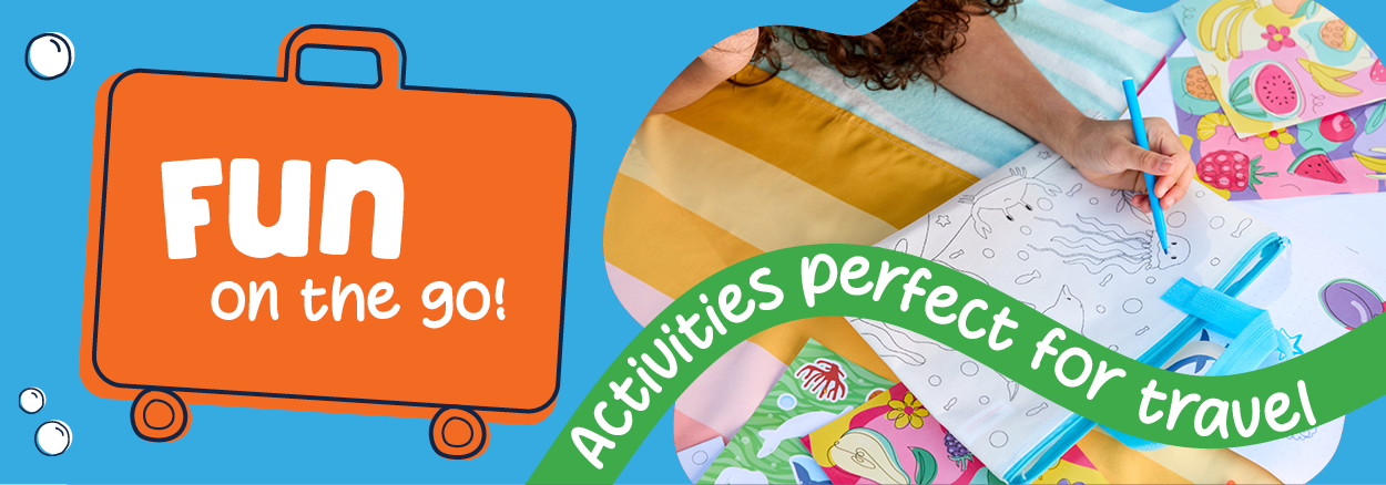 Fun on the go! Activities perfet for travel