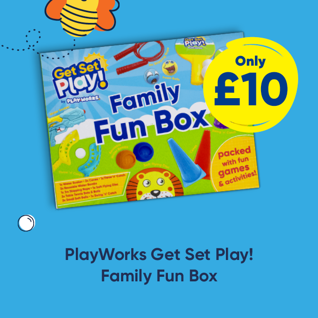 PlayWorks Get Set Play! Family Fun Box only £10