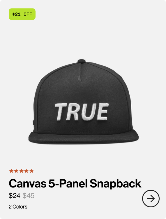 Canvas 5 Panel Snapback.