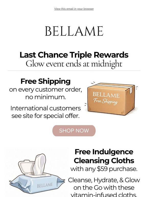 Last Chance for Credits/Free Shipping/Gifts