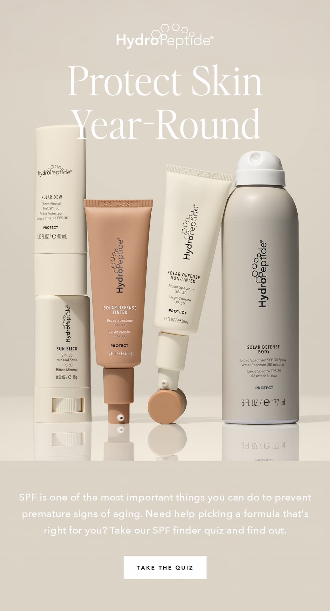 Protect Skin Year-Round - take our sunscreen quiz