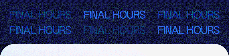 final hours gof with blue background