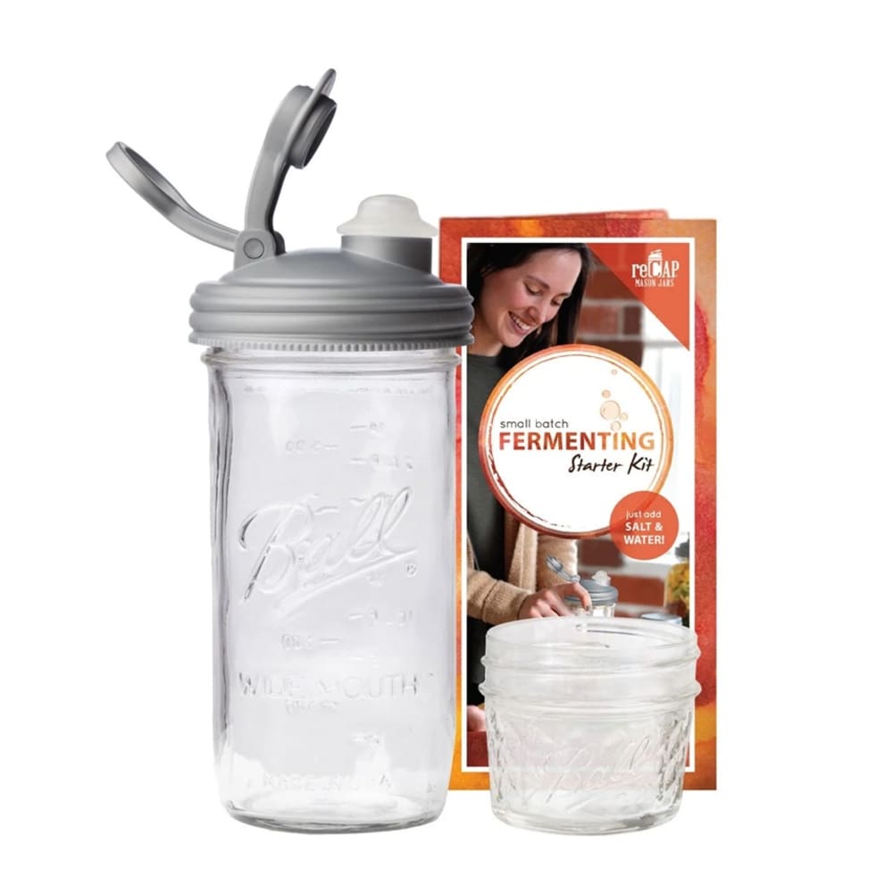 Image of reCAP Mason Jar Fermentation Starter Kit - Wide Mouth