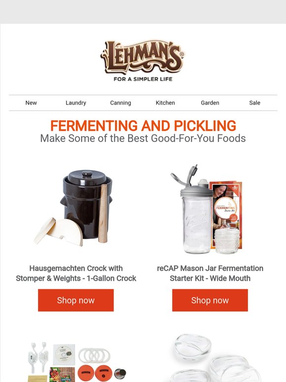 Make Some of the Best Good-For-You Foods by Fermenting and Pickling 😆