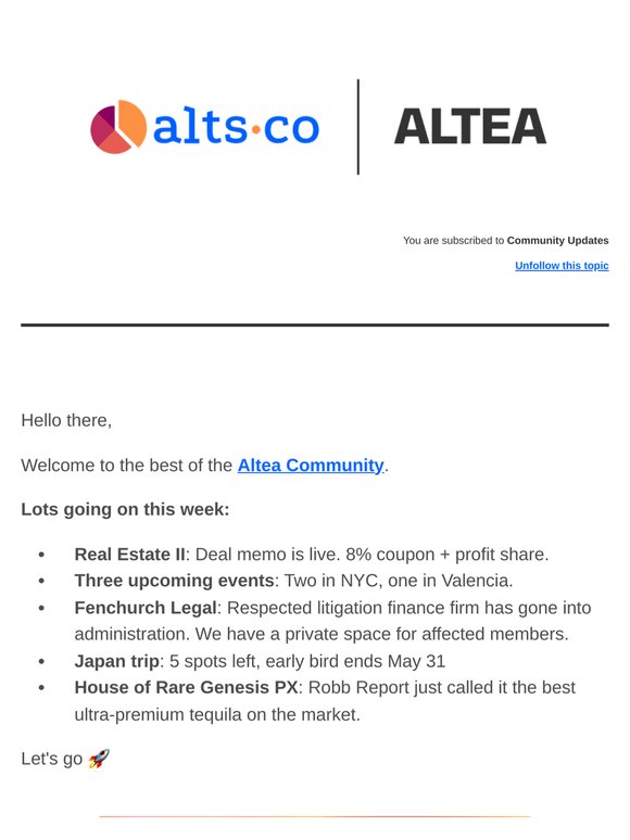 📆 This Week in the Altea Community