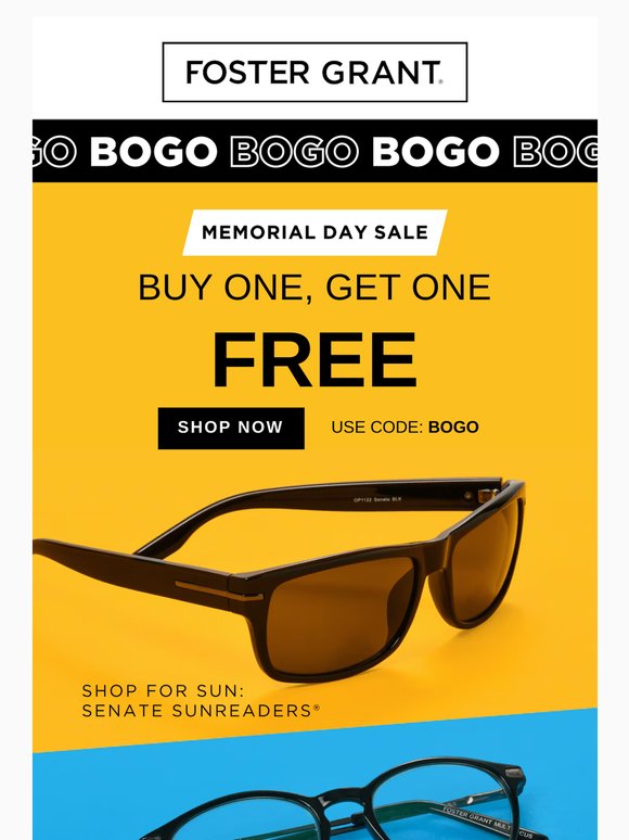 Your BOGO reminder — rain or shine
