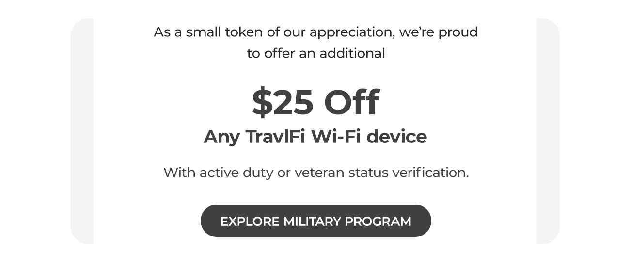 Exclusive Military Discount
