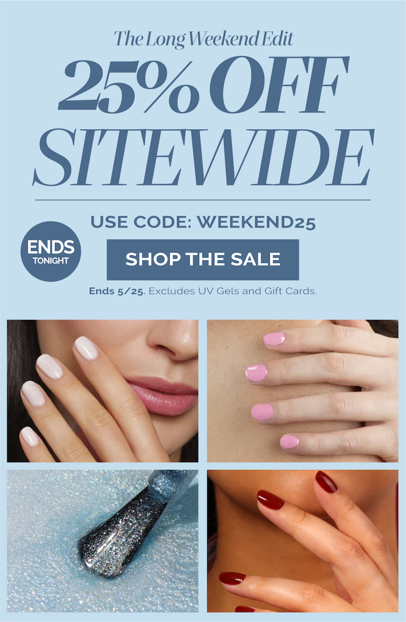 Shop the Long Weekend Edit for 25% off sitewide using code: WEEKEND25