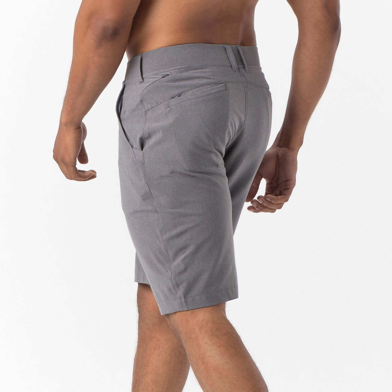 Image of Levo Short [Heather Cool Gray]