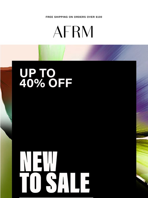 NEW TO SALE