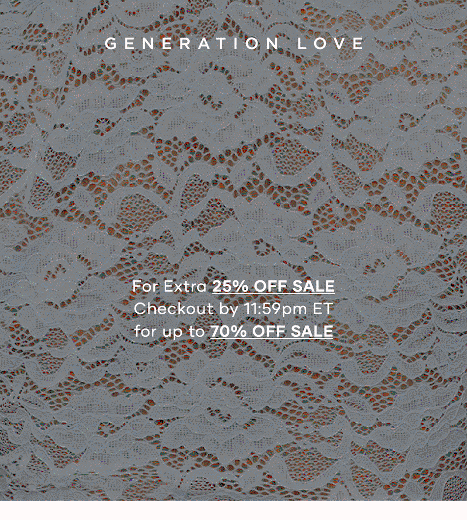 Last Chance for extra 25% off sale | Checkout by 11:59pm ET for up to 70% Off Sale >> Shop Now
