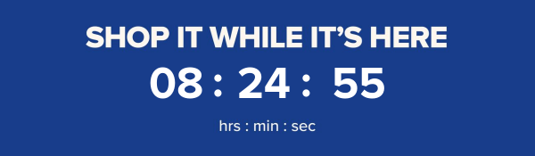 Shop it while it's here!