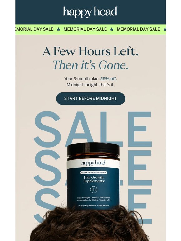 ⏳ A few hours left — 25% off ends at midnight!