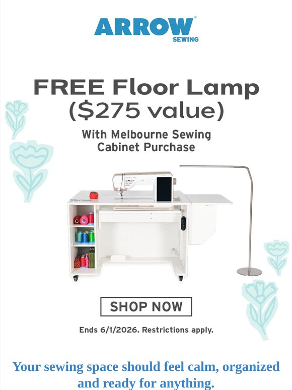 Better lighting. Smarter storage. Beautiful sewing days ahead ✨