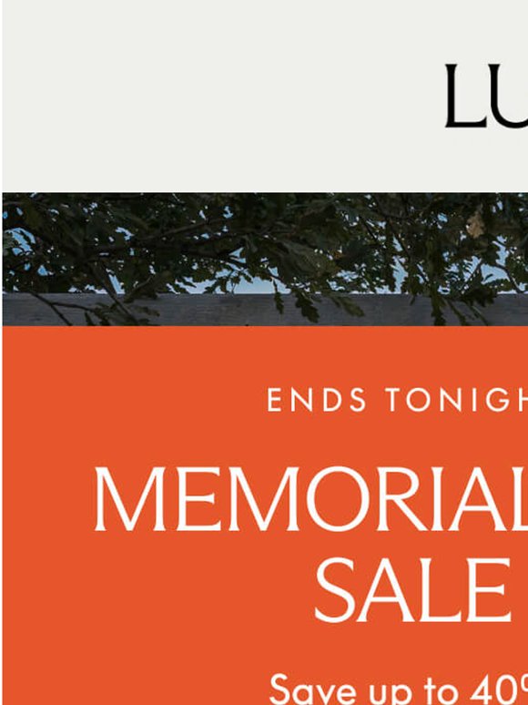 Memorial Day Sale + Extra 10% Off