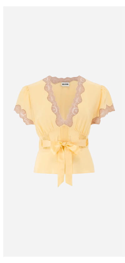 Daniela Top In Butter Yellow