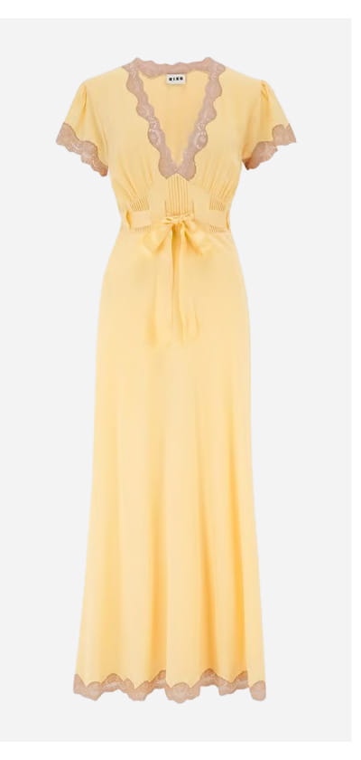 Marlice Dress In Butter Yellow
