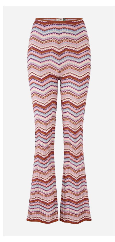 Boni Cotton Knit Trouser In Marla Chevron Multi