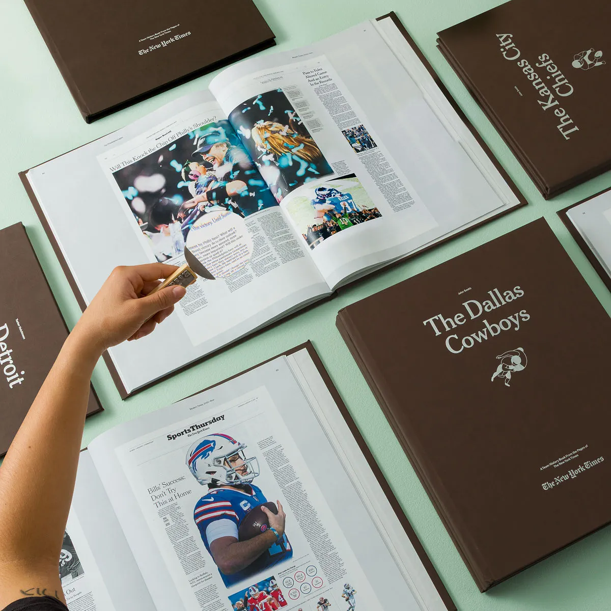 New York Times Custom Football Book