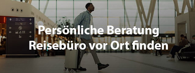 Reisebüro vor Ort finden