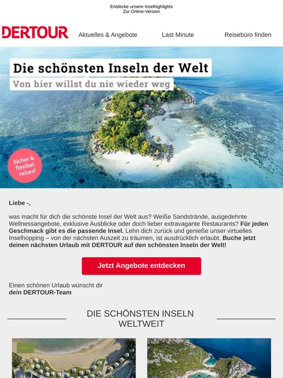 🏝️ Die schönsten Inseln der Welt