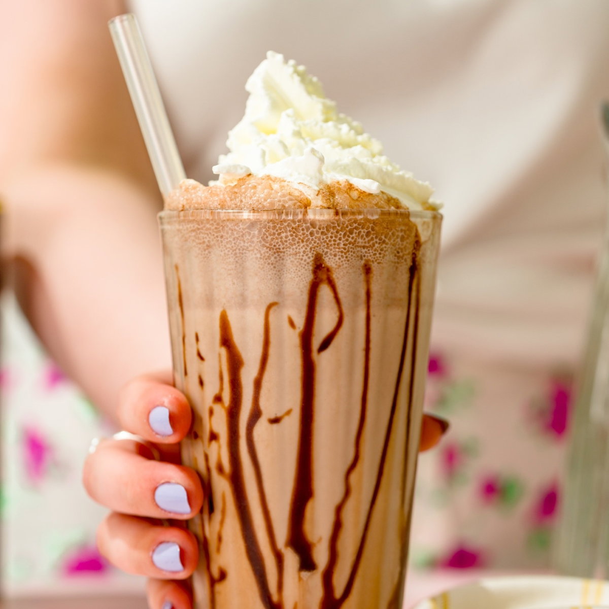 image of salted caramel hot chocolate tub