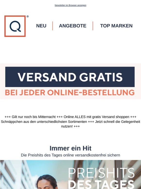Schon GRATIS Versand genutzt?
