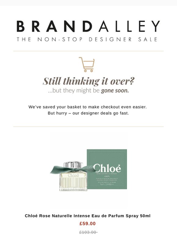 Hey, your saved shopping awaits