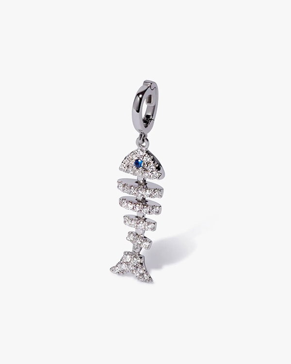 Fish Bones Charm Pendant