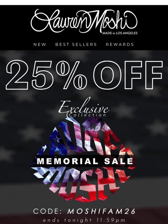 25% Off SALE
